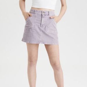 Lavender mini skirt